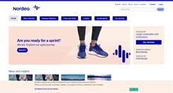 Desktop Screenshot of nordea.com