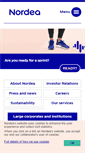Mobile Screenshot of nordea.com